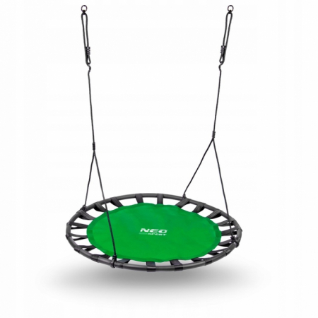 Leagane de gradina pentru copii - Leagan tip cuib pentru copii, 120 cm, 150 kg, Neo-Sport 1031, Verde