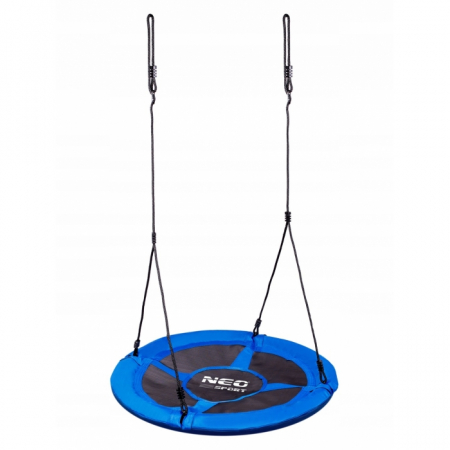 Leagane de gradina pentru copii - Leagan tip cuib pentru copii XXL, 95 cm, 150 kg, Neo-Sport 1000, Albastru