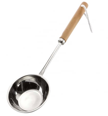 Casa si Gradina - Lingura (polonic) din inox 200 ml pentru saune WELI