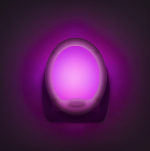 Iluminat - Lumina de veghe LED cu colori alternante Premium \"Smooth\" - 7 LED, 8x10cm