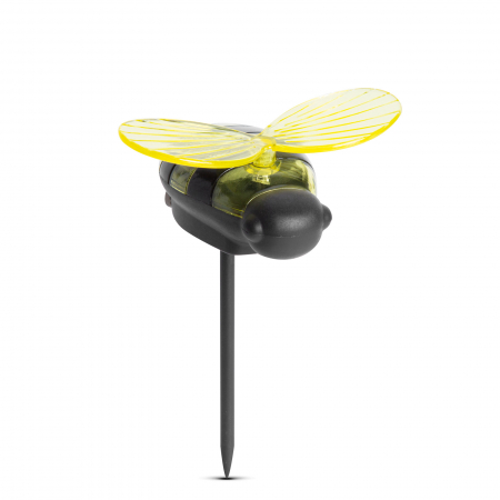 Lampi solare gradina LED - Lampa solara led de gradina model albina 14 cm - Led Alb