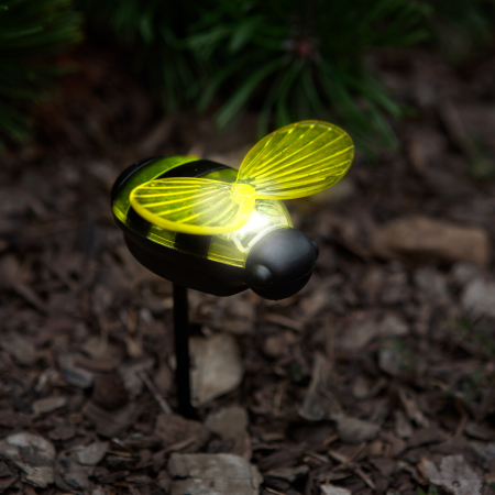 Lampa solara led de gradina model albina 14 cm - Led Alb [1]