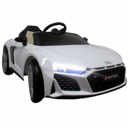 Masinuta electrica cu telecomanda Audi R8 - 107 cm R-Sport - Alb [1]