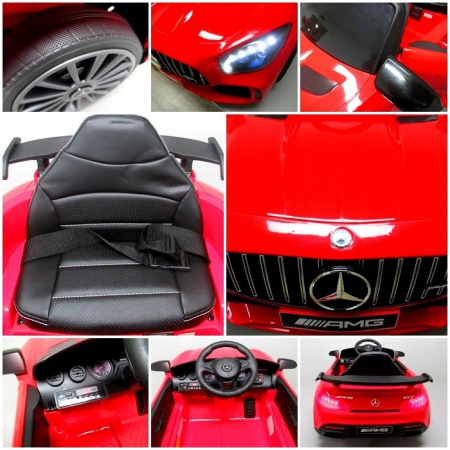 Masinuta electrica cu telecomanda Mercedes AMG GTR-S R-Sport - Rosu [3]
