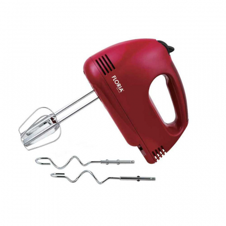 Mixere de mana si stationare - Mixer de mana model Floria, 100W, 7 viteze, culoare rosu - ZLN7567