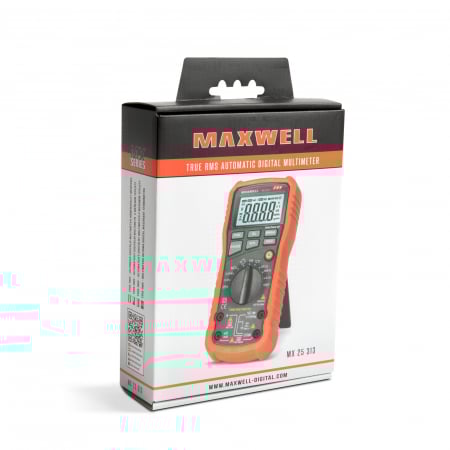 Multimetru digital profesional MX 25313 cu sonda temperatură, DC, AC, rezistenta, frecventa [3]