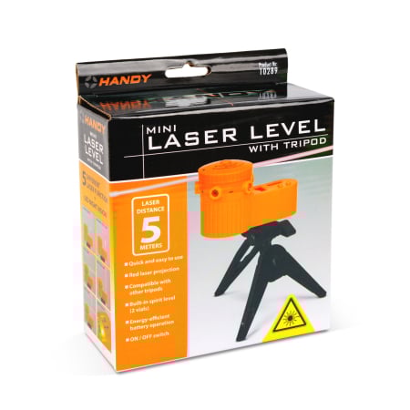 Nivele laser - Nivelă Laser Mini cu Trepied - 105 x 50 x 60 mm - 3 x AG13