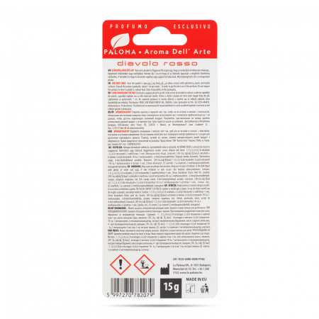 Odorizant Auto Paloma Aroma Del 'Arte Rosso [2]
