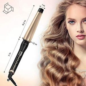 Ondulator Anjou Curling Iron PCA011, 200 grade, Invelis ceramic, Negru [5]
