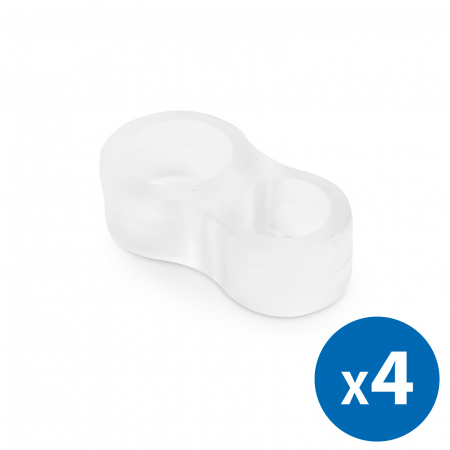 Set 4 opritor pentru uși - transparent - 4 buc / pachet [1]