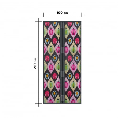 Perdea anti-tantari pentru usi cu inchidere magnetica - 100 x 210 cm model „Bugs” [2]