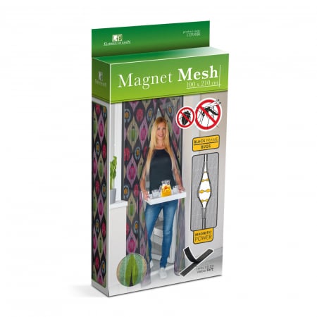 Perdea anti-tantari pentru usi cu inchidere magnetica - 100 x 210 cm model „Bugs” [3]