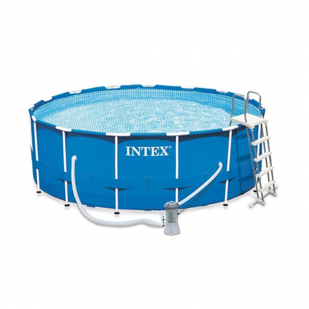 Piscine supraterane - Piscina Intex Metal Frame cu cadru metalic d=457 cm, inaltime 122cm 28242NP