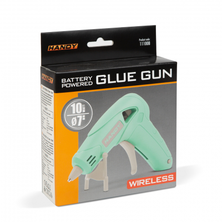 Pistol de lipit cu silicon - Aparat de lipit portabil cu batoane de silicon - cu acumulator, Tip-C - 7 mm - 10W