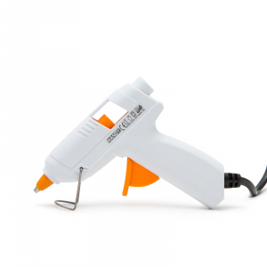 Pistol de lipit cu silicon - Aparat de lipit cu baton termoadeziv din silicon 7 mm, 220V, 15 W, alb | HANDY