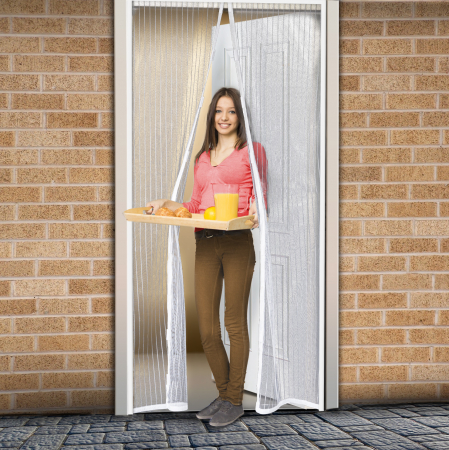 Plase antitantari si insecte pentru usi - Plasa anti-tantari pt. usi 100x210 cm - alb