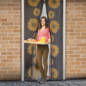 Plase antitantari si insecte pentru usi - Plasa tantari pt. usi - inchidere magnetica, 100x210 cm