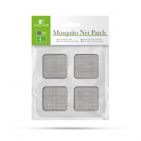 Plasture reparare plasă de țanțari - 10 x 10 cm - culoare gri - 4 buc/pachet [3]