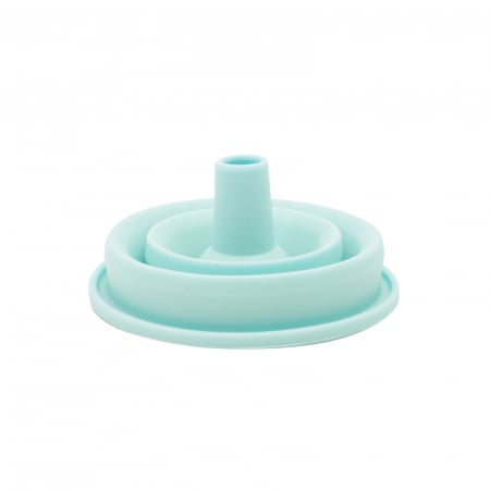 Pâlnie din silicon - albastră - 10 x 8 cm [1]