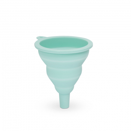 Accesorii bucatarie - Pâlnie din silicon - albastră - 10 x 8 cm