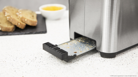 Prajitor de paine Cecotec YummyToast Double, 850 W, Inox, Indicator cu luminare LED [5]
