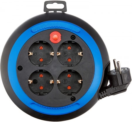 Prelungitoare electrice - Prelungitor Brennenstuhl Confort-Line rola, 4 prize, 3m H05VV-F 3G1,5