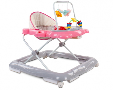 Premergatoare copii mici - Premergator Sun Baby Pisicuta 020 - Pink Grey