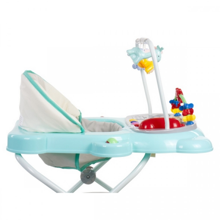 Premergator Sun Baby Pisicuta 021 cu functie de balansoar - Turquoise Grey [5]