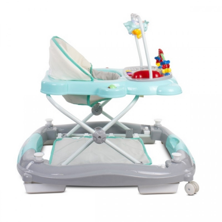 Premergator Sun Baby Pisicuta 021 cu functie de balansoar - Turquoise Grey [2]