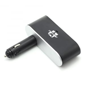 CARGUARD - Priză triplă pentru brichetă auto + USB 1A [2]