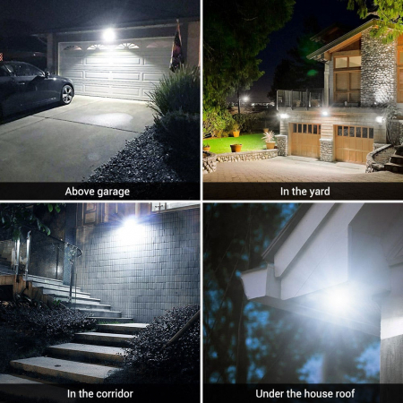 Proiector LED cu senzor de miscare MustWin 30W, 3000 lm, 42 Leduri, IR Telecomanda [6]