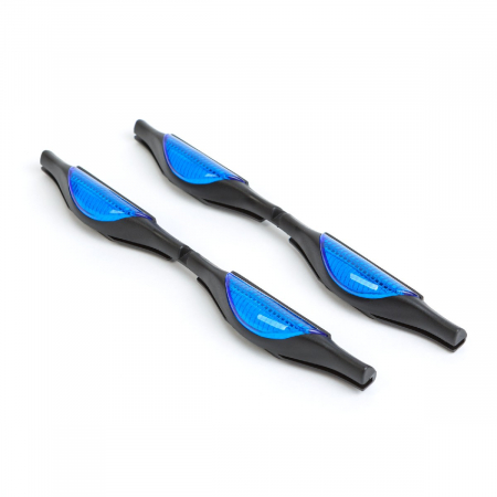 Accesorii diverse - Protector universal pentru marginea ușilor auto - albastru, reflectorizant - 2 bucăți/pachet