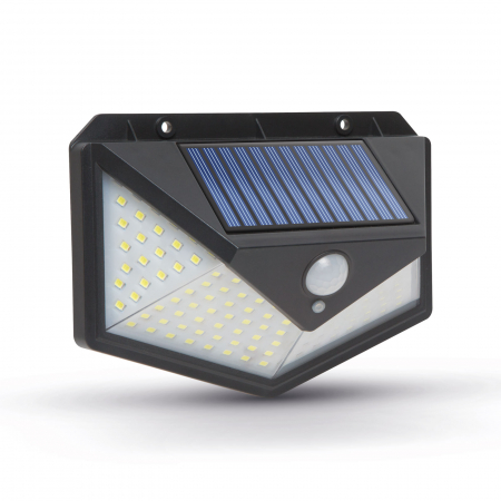 Lumini LED cu senzor de miscare - Reflector solar cu senzor de miscare - perete - 136 LED