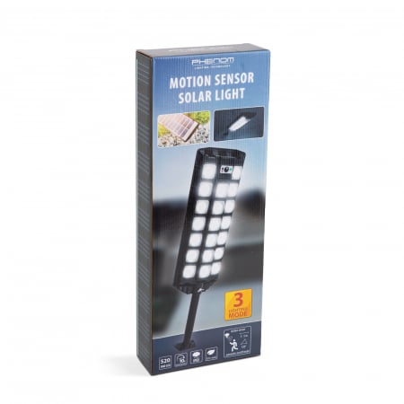 Reflector solar de perete - 520 SMD LED - 3000 lm - 20W - 4500 mAh - IP65 - telecomanda [5]
