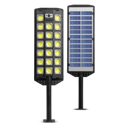 Reflector solar de perete - 520 SMD LED - 3000 lm - 20W - 4500 mAh - IP65 - telecomanda [2]