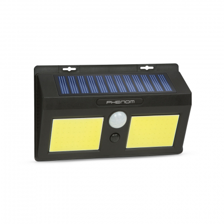 Lumini LED cu senzor de miscare - Reflector solar dublu cu senzor de mișcare si acumulator - perete - COB LED
