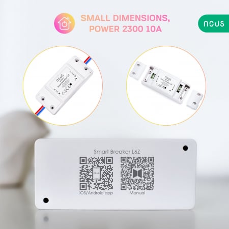 Releu wireless Nous L6Z, 10A, ZigBee [3]
