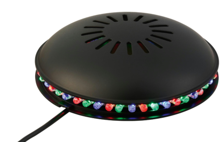 Lumini disco - Roată magică luminoasă cu LED RGB – 48 LED-uri, senzor muzică, USB