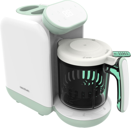 Robot multifunctional pentru bebelusi Cecotec Nana BabyCare FoodProcessor, fierbator, mixer pireuri, sterilizator, incalzitor biberoane, fara BPA [1]