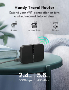 Router Wireless Portabil - Filehub RavPower RP-WD009 5 in 1, Cititor Carduri, Travel Router Backup, Baterie Externa 6700mAh [6]