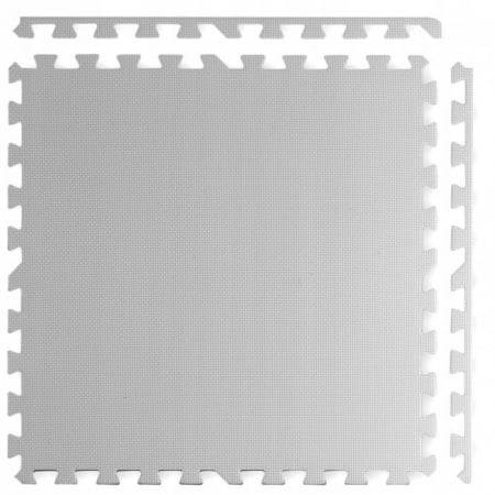 Salteluta de joaca 120 x 120 cm Ricokids 7480 - Alb - Gri [2]
