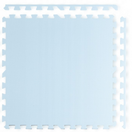 Salteluta de joaca 120 x 120 cm Ricokids 7482 - Alb - Albastru [2]