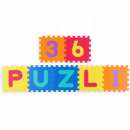 Salteluta de joaca 120 x 270 cm cu litere si cifre Ricokids 7487 - Multicolora [1]