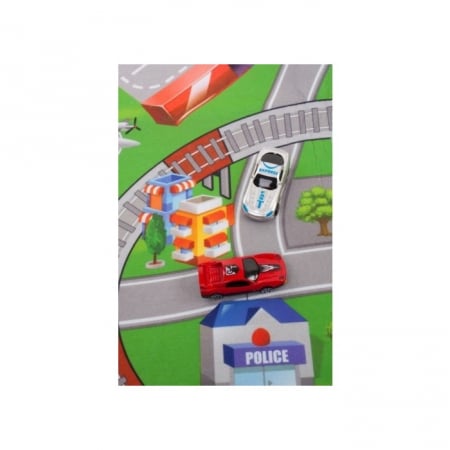 Saltelute de joaca copii activitati - Salteluta de joaca Sun Baby 047 Oras cu Masinute