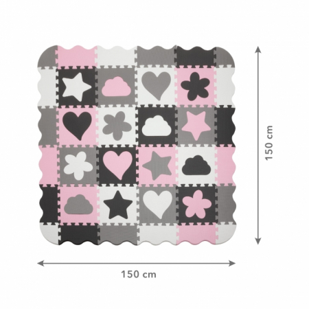 Salteluta de joaca tip puzzle Kidwell HAPPY - Love [2]