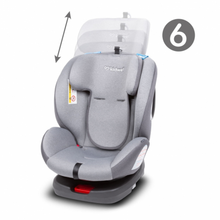 Scaun auto Kidwell Ventura 0-36 Kg - Gray [4]