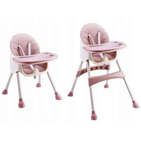 Scaun De Masa 2 in 1 Ecotoys HC-823 - Roz [3]