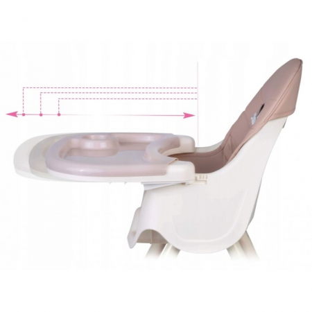 Scaun de masa 3 in 1 Ricokids Milo - Roz [2]