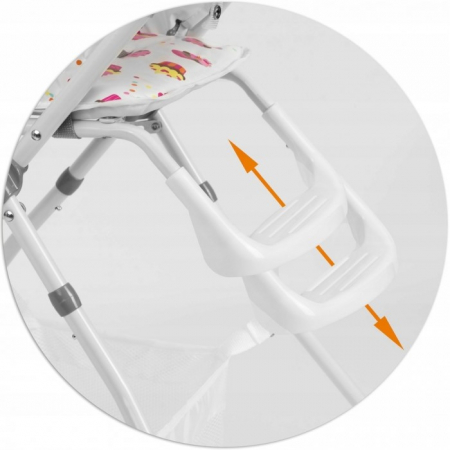 Scaun de masa Ricokids Eldo - Alb - Roz [3]