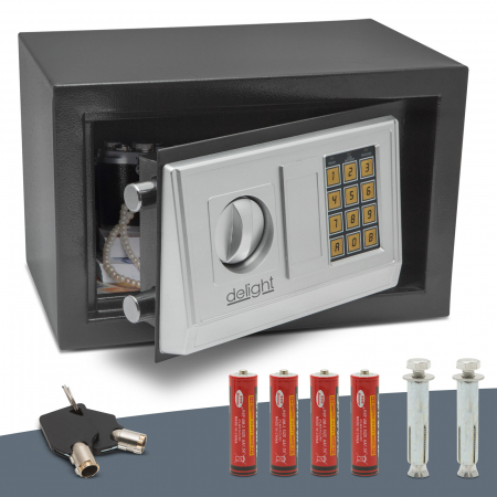 Seif de mobila Smart cu cod pin si cheie master [1]